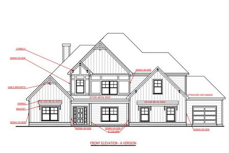 New construction Single-Family house Fayetteville, GA 30215 plan Woodbury F - image
