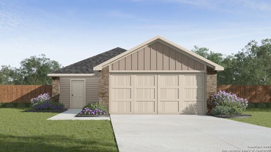 New construction Single-Family house 22818 Double Bogey, San Antonio, TX 78261 Atlanta- photo 0 0