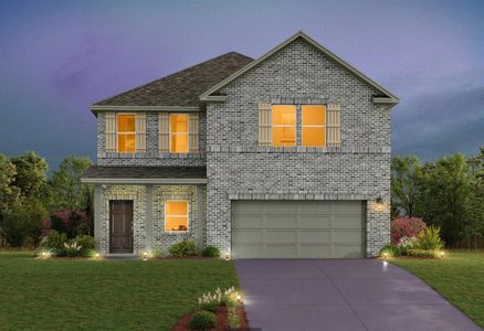 New construction Single-Family house 125 Rita Blanca Bnd, Bastrop, TX 78602 Knox Homeplan- photo 0