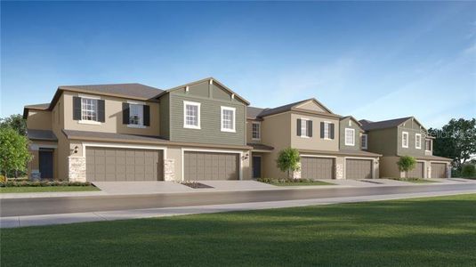 New construction Townhouse house 36088 Joseph Blake St, Zephyrhills, FL 33541 - photo 0