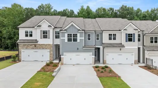 New construction Townhouse house 6653 Parsons St, Flowery Branch, GA 30542 plan Salisbury - image