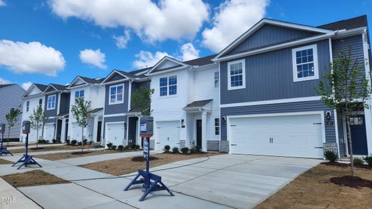 New construction Townhouse house 120 Leo Street, Angier, NC 27501 Pattison END UNIT- photo 0