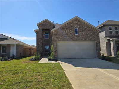 New construction Single-Family house 28922 Great Canyon Drive, Hockley, TX 77447 Hawthorn TX- photo 0