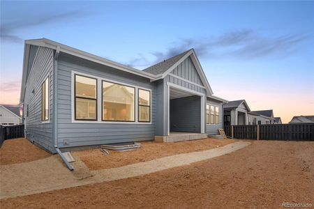 New construction Single-Family house 11462 Autumn Moon St, Littleton, CO 80125 plan 5083 Brookside Elevation A - Modern Farmhouse - image