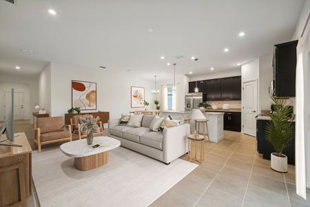 Living Area at The Seaton at Sunset Lakes Estates