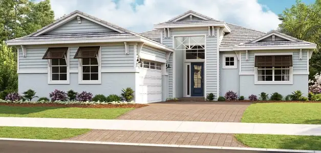 New construction Single-Family house 13585 Sw Shinnecock Dr, Port St. Lucie, FL 34987 plan Rebecca - image