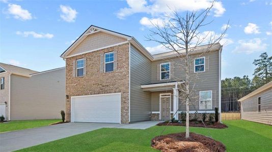 New construction Single-Family house 105 White Spruce Wy, Newnan, GA 30265 plan Flora - image