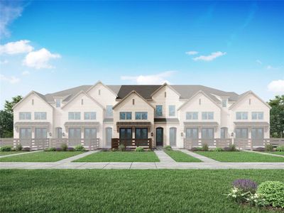 New construction Townhouse house 3724 Queen Road, Sherman, TX 75090 Dylan Plan- photo 0