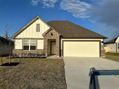 New construction Single-Family house 1722 San Jacinto Dr, Brenham, TX 77833 plan Texas Cali - image