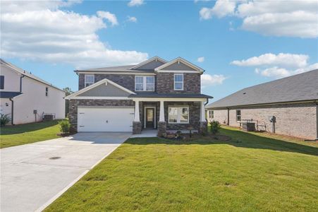 New construction Single-Family house 7746 Plymouth Drive, Fairburn, GA 30213 - photo 0