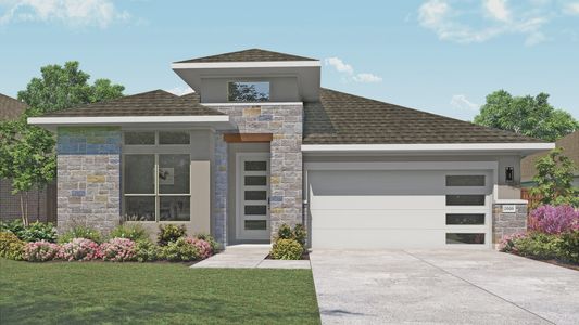 New construction Single-Family house 2017 Sailfin Molly Rd, Leander, TX 78641 plan Willow - image