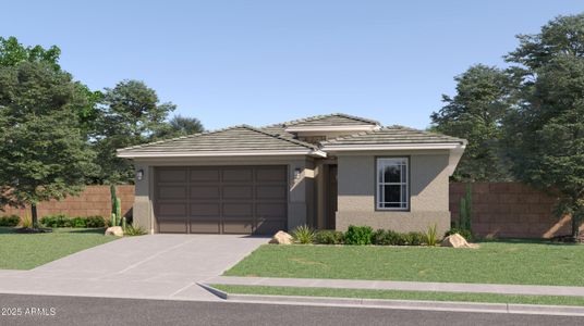 New construction Single-Family house 36520 W Maddaloni Ave, Maricopa, AZ 85138 Latitude Plan 3580- photo 0