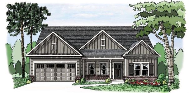 New construction Single-Family house 177 Alderman Lane, Winder, GA 30680 The Everett- photo 0