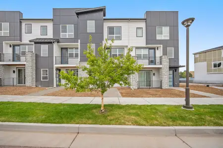 New construction Townhouse house 2244 Peridot Loop Hts, Colorado Springs, CO 80908 plan Willow - image