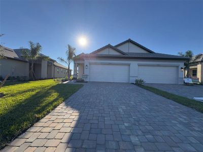 New construction Single-Family house 18028 Cherished Loop, Lakewood Ranch, FL 34211 Topaz - Villas- photo 0