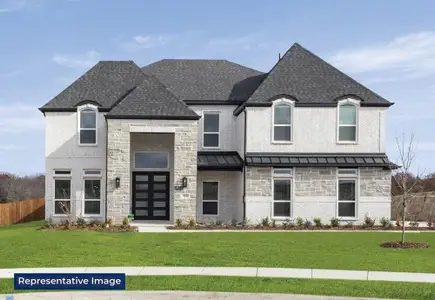 New construction Single-Family house 1117 E Hidden Lakes Dr, DeSoto, TX 75115 plan Hillcrest 2FS (w/Media) - image