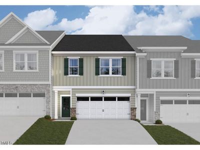 New construction Townhouse house 6984 Doddridge Lane, Unit 3, Cary, NC 27519 Sierra- photo 0