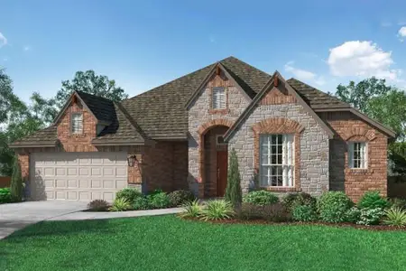 New construction Single-Family house 801 Trinity St, Van Alstyne, TX 75495 plan Fairview I - image