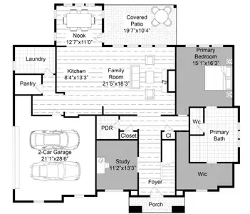 New construction Single-Family house 127 Oak Meadow Ln, Weatherford, TX 76085 plan The Aylin - image 5