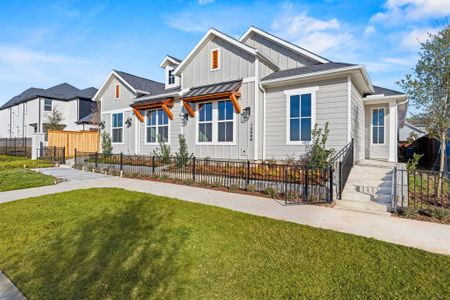 View of front of property with a front yard