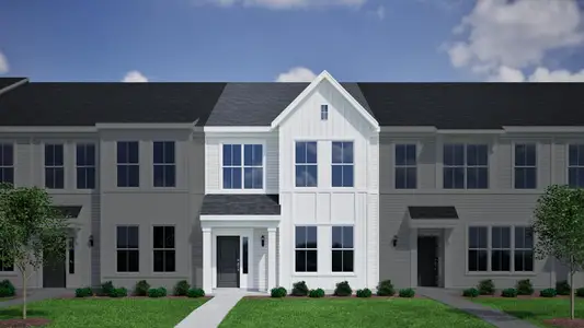 New construction Townhouse house 133 Brown Swiss Cir, Summerville, SC 29483 plan Hollyhock - image