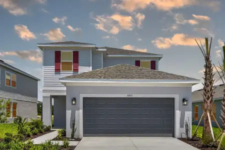 New construction Single-Family house 5801 Portico Pl, Poinciana, FL 34758 plan Santa Rosa - image