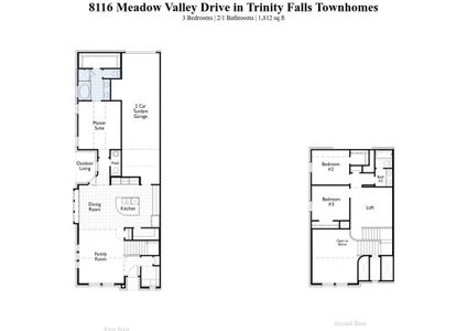 New construction Townhouse house 8116 Meadow Valley Dr, McKinney, TX 75071 Bolton Plan- photo 1 1