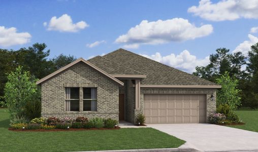 New construction Single-Family house 292 Ice Shore Trail, Dayton, TX 77535 Passionflower II- photo 0