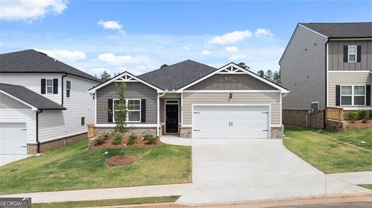New construction Single-Family house 374 Moosehead Trl, Hoschton, GA 30548 plan Cali - image
