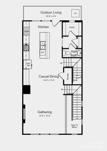 Floor Plan - Structural Options Added Include: full bathroom in place of a half bath