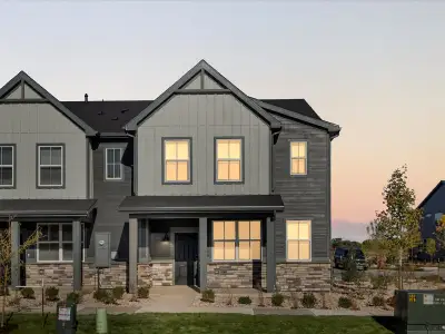 New construction Townhouse house 1600 Riverplace Dr, Unit 5, Windsor, CO 80550 plan The Woodland - image