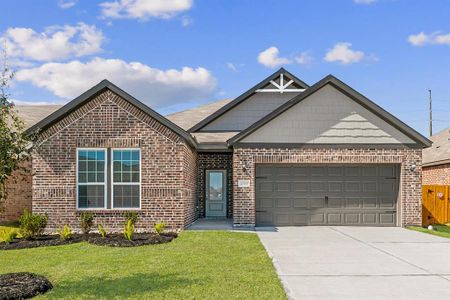 New construction Single-Family house 449 Sunny Highlands Dr, Katy, TX 77493 Ranch- photo 0