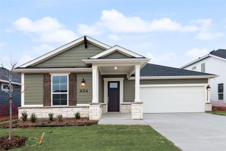 New construction Single-Family house 624 Marcus Ln, Crowley, TX 76036 plan Aurora - image