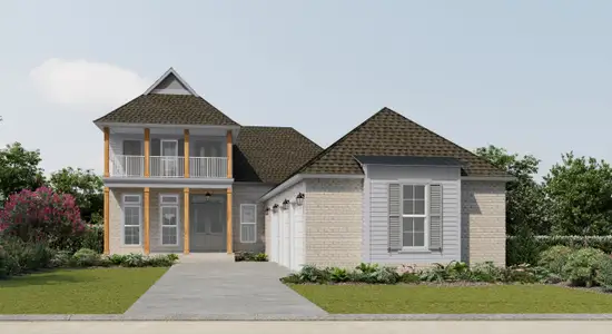 New construction Single-Family house 28 N Saint Claire Ln, Freeport, FL 32439 plan Brentwood II B - image