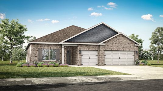 New construction Single-Family house 935 Mewborn Farm Rd, Oakland, TN 38060 plan Fraser - image