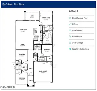New construction Single-Family house 28893 N 172Nd Dr, Surprise, AZ 85387 plan Cobalt - image 2