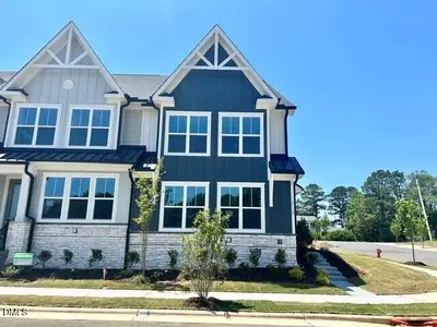 New construction Townhouse house 3135 White Rail Dr, Fuquay Varina, NC 27526 plan Pomona End Unit - image