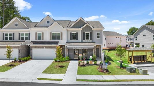 New construction Townhouse house 3629 Fairhaven Dr, Powder Springs, GA 30127 Norwood II- photo 0 0