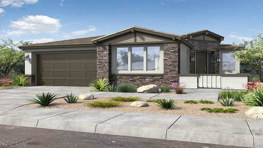 New construction Single-Family house 1443 W Creosote Dr, Queen Creek, AZ 85140 plan Coronado - image
