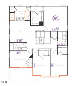 OG 74 Second Floor Diagram