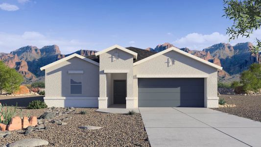 New construction Single-Family house 5830 E Smeaton Pl, San Tan Valley, AZ 85140 Kingston- photo 0