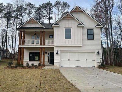 New construction Single-Family house 4744 Cooling Water Cir, Powder Springs, GA 30127 Monroe- photo 0