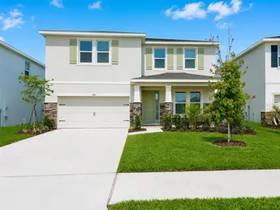 New construction Single-Family house 7127 Flint Creek Dr, Land O' Lakes, FL 34638 plan Holden - image