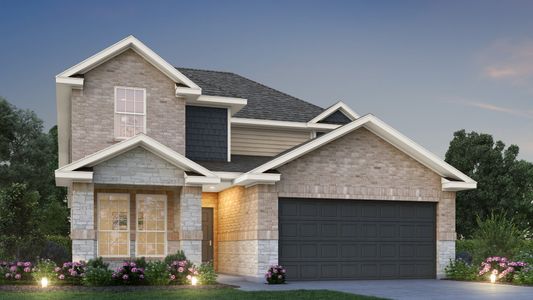 New construction Single-Family house 10032 Freighter Trl, Fort Worth, TX 76131 plan The Salerno - image