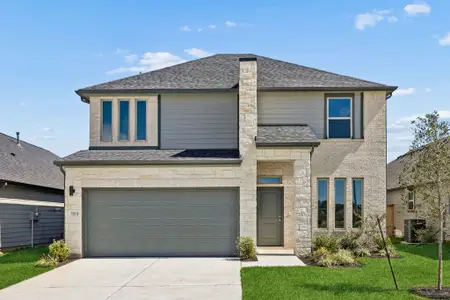 New construction Single-Family house 31104 Azure Waters Dr, Huffman, TX 77336 plan Pearl - image