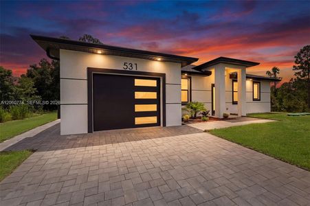 New construction Single-Family house 531 Frank Jewett Ave S, Lehigh Acres, FL 33974 - image