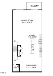 New construction Condo house 705 Grove Edge Ln, Unit 100, Wake Forest, NC 27587 plan Tessa - image 5