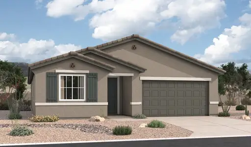 New construction Single-Family house 7520 W Saguaro Perch Wy, Marana, AZ 85658 plan Raleigh - image