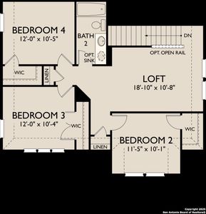 New construction Single-Family house 1443 Lockett Fls, San Antonio, TX 78245 plan Willow - image