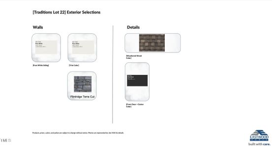 Traditions Lot 22 Storyboard